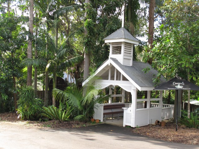 The Opossum Creek school bell